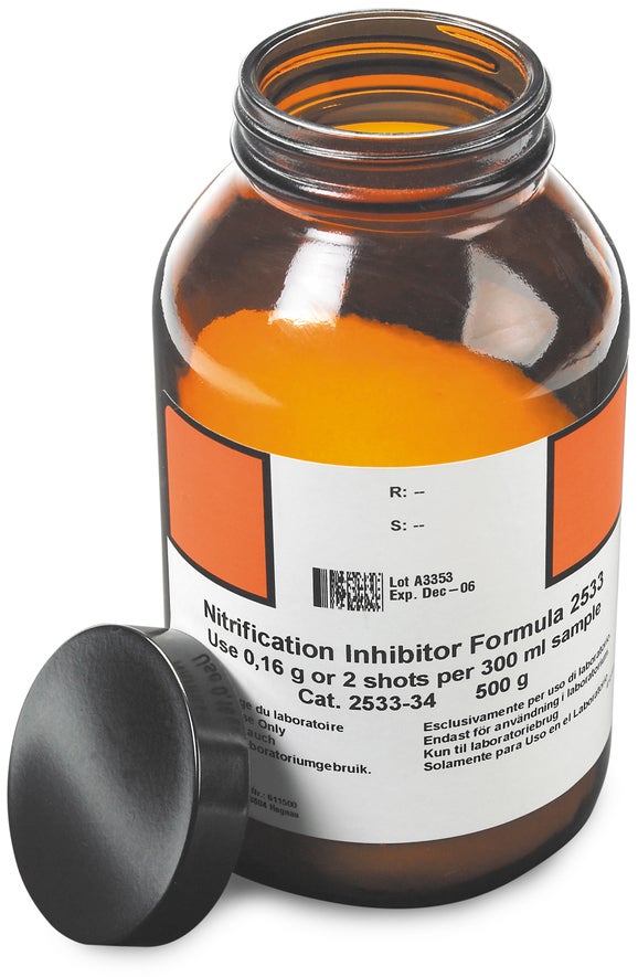 Inhibidor de nitrificación para BOD, Fórmula 2533, TCMP, 500 g, Hach