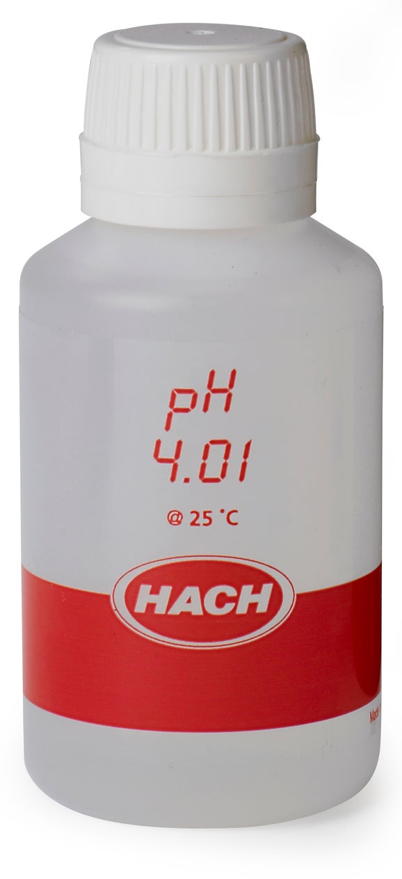 Solución buffer, pH 4.01, certificado, 135 mL, Hach