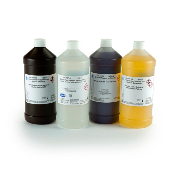 Solución estándar de fluoruro, 1 mg/L, 1 L, Hach