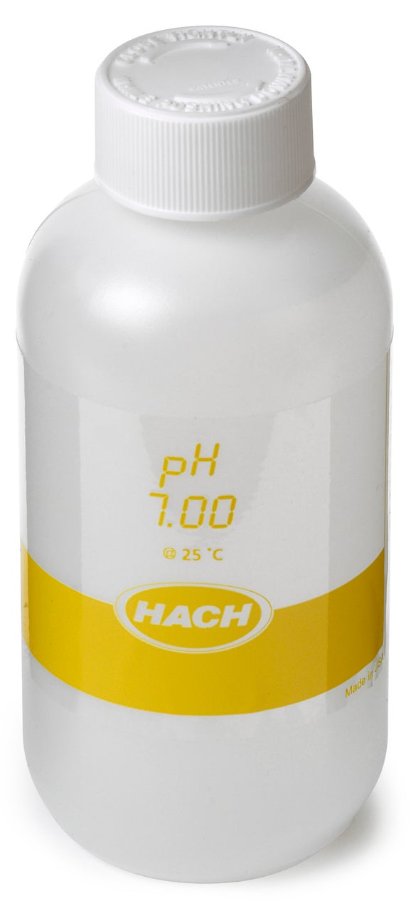 Solución buffer, pH 7.00, certificado, 250 mL, Hach