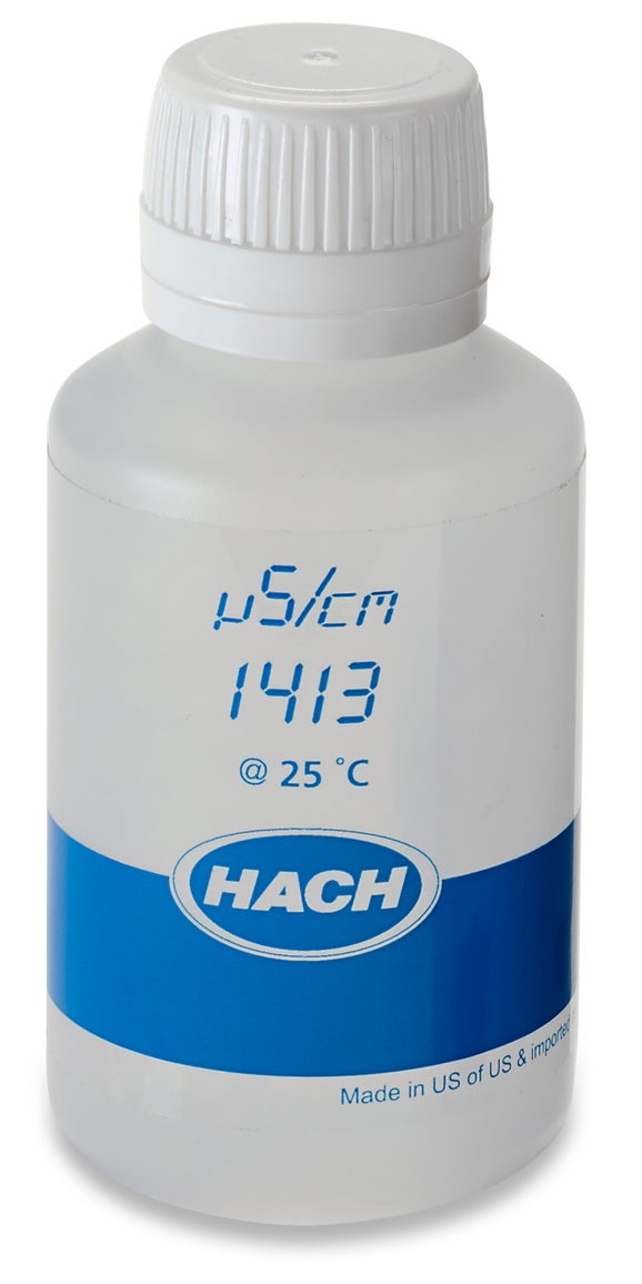Conductivity Standard 1413 µS/cm, cert., 125mL, Hach