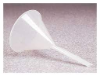 Embudo de filtración analítico acanalado de plástico de 65 mm con ángulo de 60° y vástago de 65 mm, polipropileno, Nalgene
