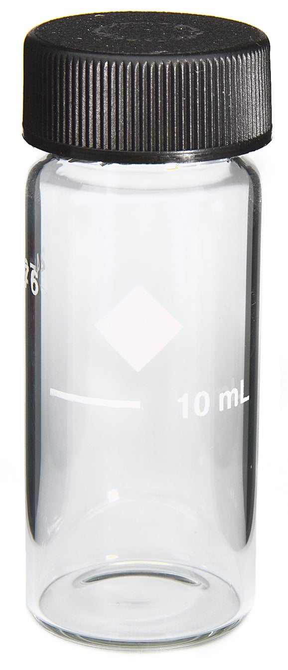 Celda para muestras: circular de vidrio de 1