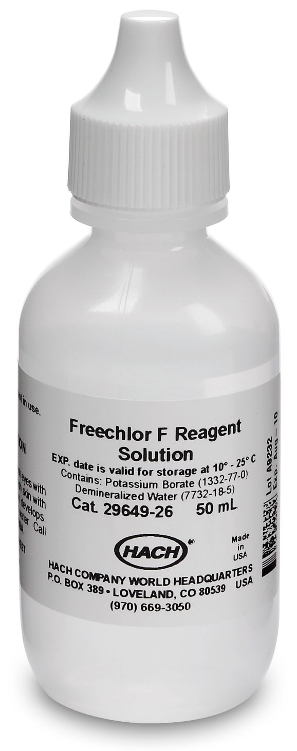 Solución de reactivo Freechlor F, 50 mL, Hach