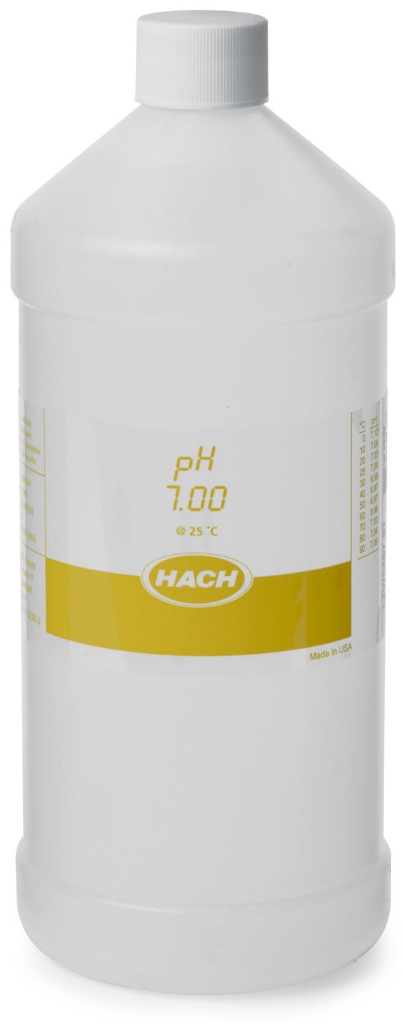 Solución tampón, pH 7.00, certificado, 1 L, Hach