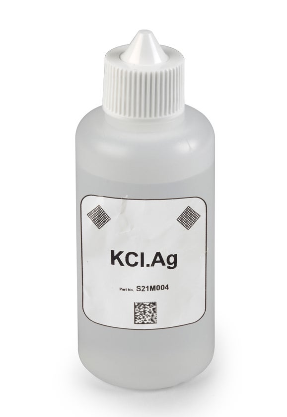 3M KCl Filling Solution (KCl.Ag) with Saturated AgCl, (Radiometer Analytical), 100 mL, Hach