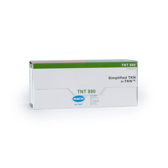 Pruebas en cubeta TNTplus para TKN simplificado (s-TKN) (0 - 16 mg/L N), 25 pruebas, Hach