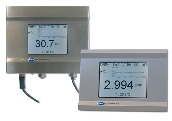 410 ORBISPHERE controller for O<sub>2</sub> (EC) sensor
