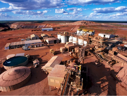 Tratamiento de agua para Re-uso en estanques azules de la mina Cane Creek Potash cerca de Moab